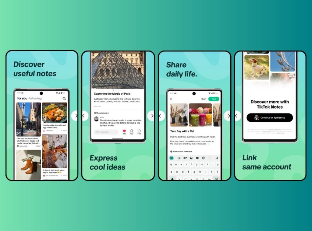 پلتفرم TikTok Notes به کار خود پایان می‌دهد؛ رقیب ناکام اینستاگرام