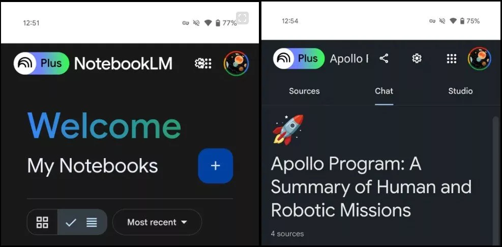 مشکلات NotebookLM