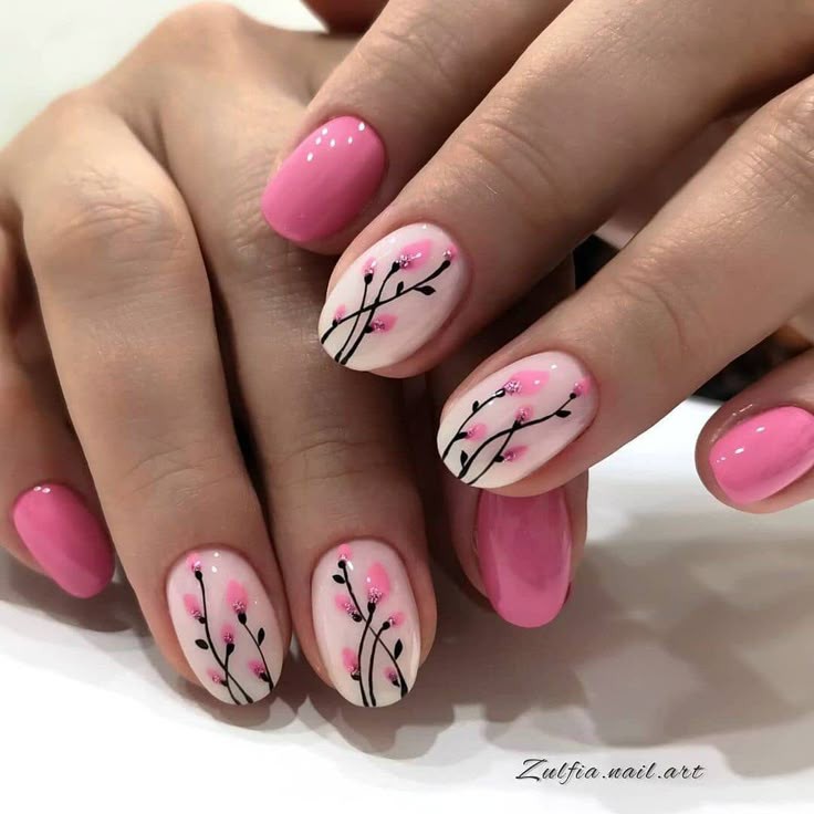 طرح ناخن بهاری (9)