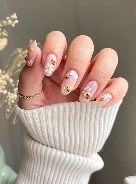 طرح ناخن بهاری (23)