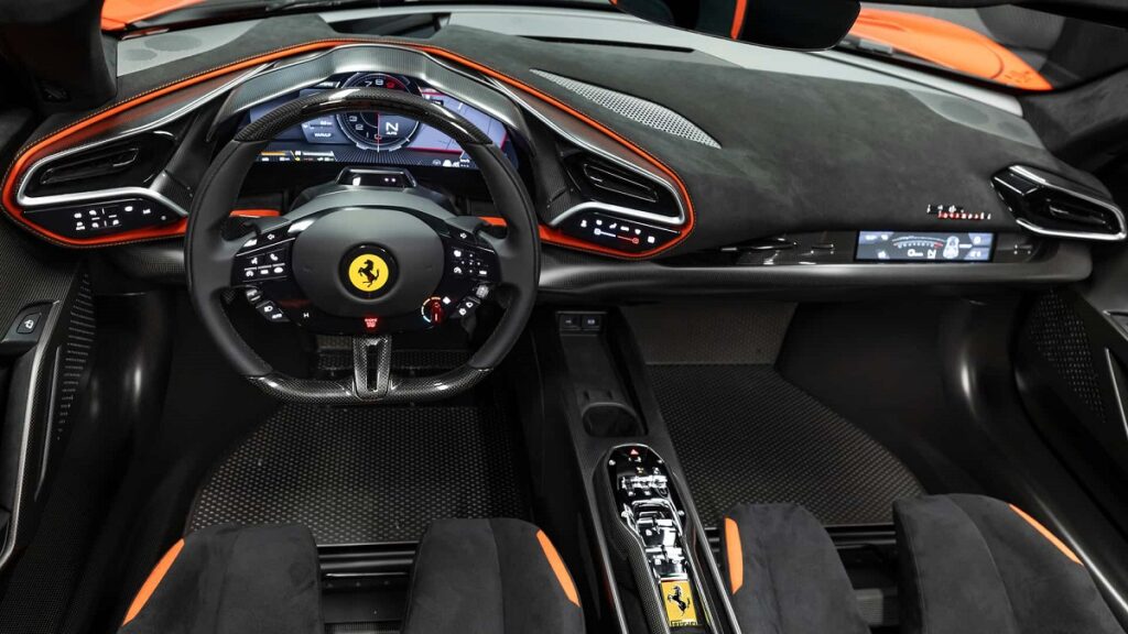 فراری ۲۹۶ اسپشیاله معارفه شد؛ قوت شگفت انگیز، نیروی رو به پایین بیشتر_اصفهانیا 7 Ferrari 296 Speciale unveiled, incredible power, carbon fiber parts, more downforce