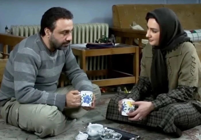 هانیه توسلی و رضا عطاران در فیلم دهلیز