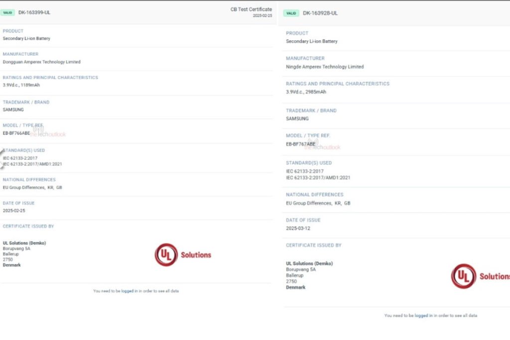 باتری زد فولد 7