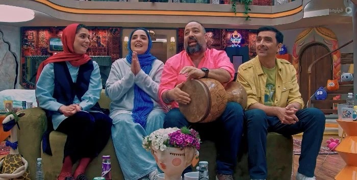 نرگس محمدی و علی اوجی در رئالیتی شو جوکر