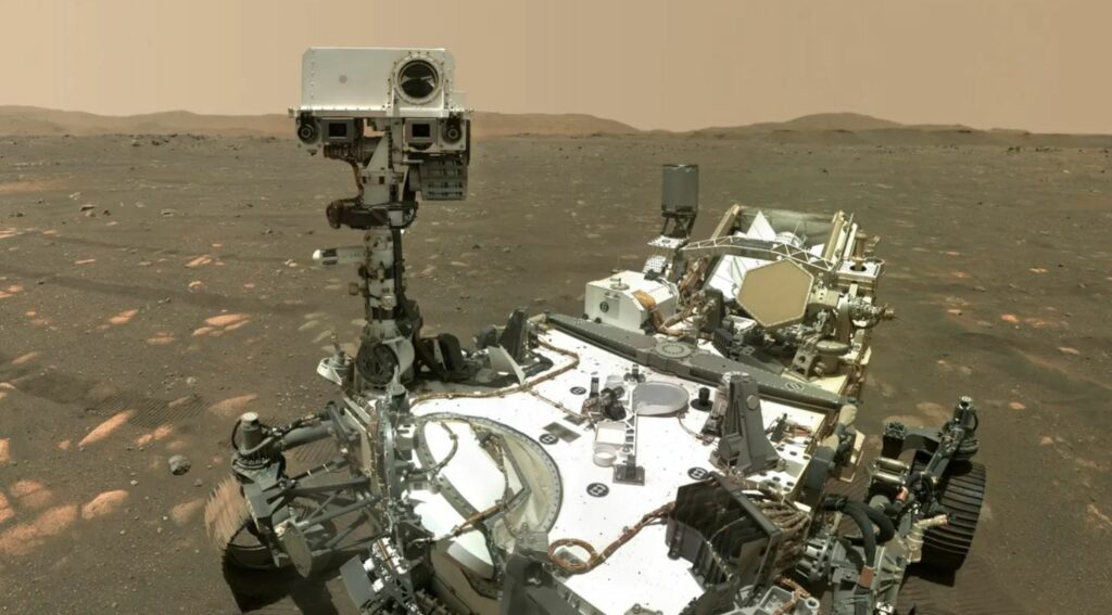 مریخ‌نورد استقامت ناسا از شفق‌ قطبی سیاره سرخ عکس گرفت_اصفهانیا