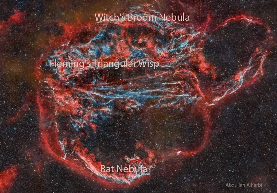 سحابی پرده؛ رگه‌هایی از یک ابرنواختر باستانی_اصفهانیا