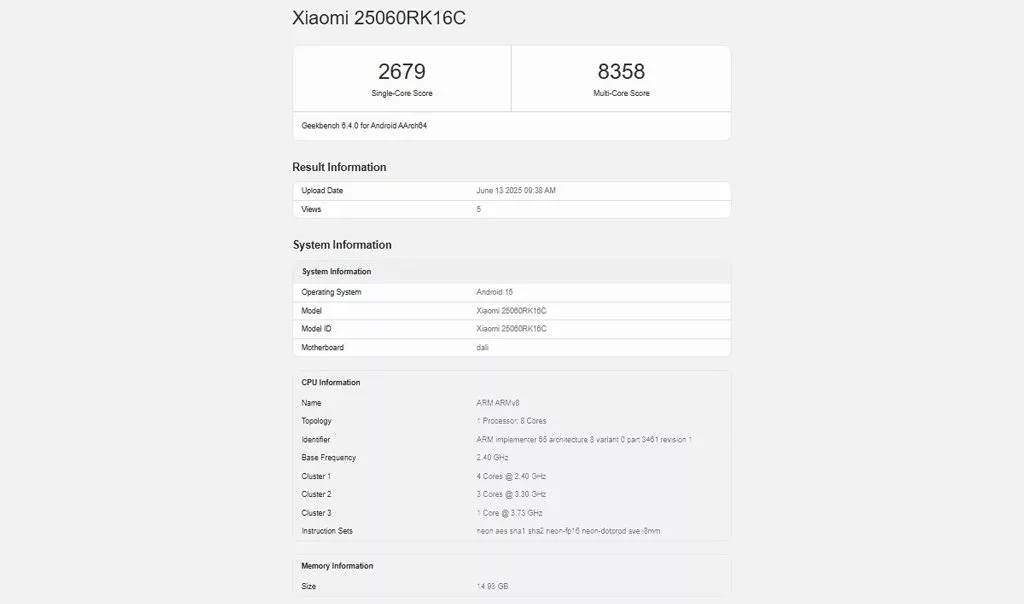 ردمی K80 اولترا در پایگاه گیک‌بنچ دیده شد؛ تایید مشخصات سخت‌افزاری پیشین_اصفهانیا
