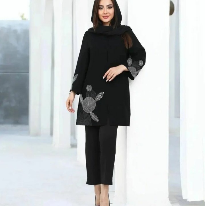 مانتو مشکی محرم