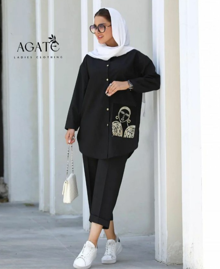 مانتو مشکی محرم