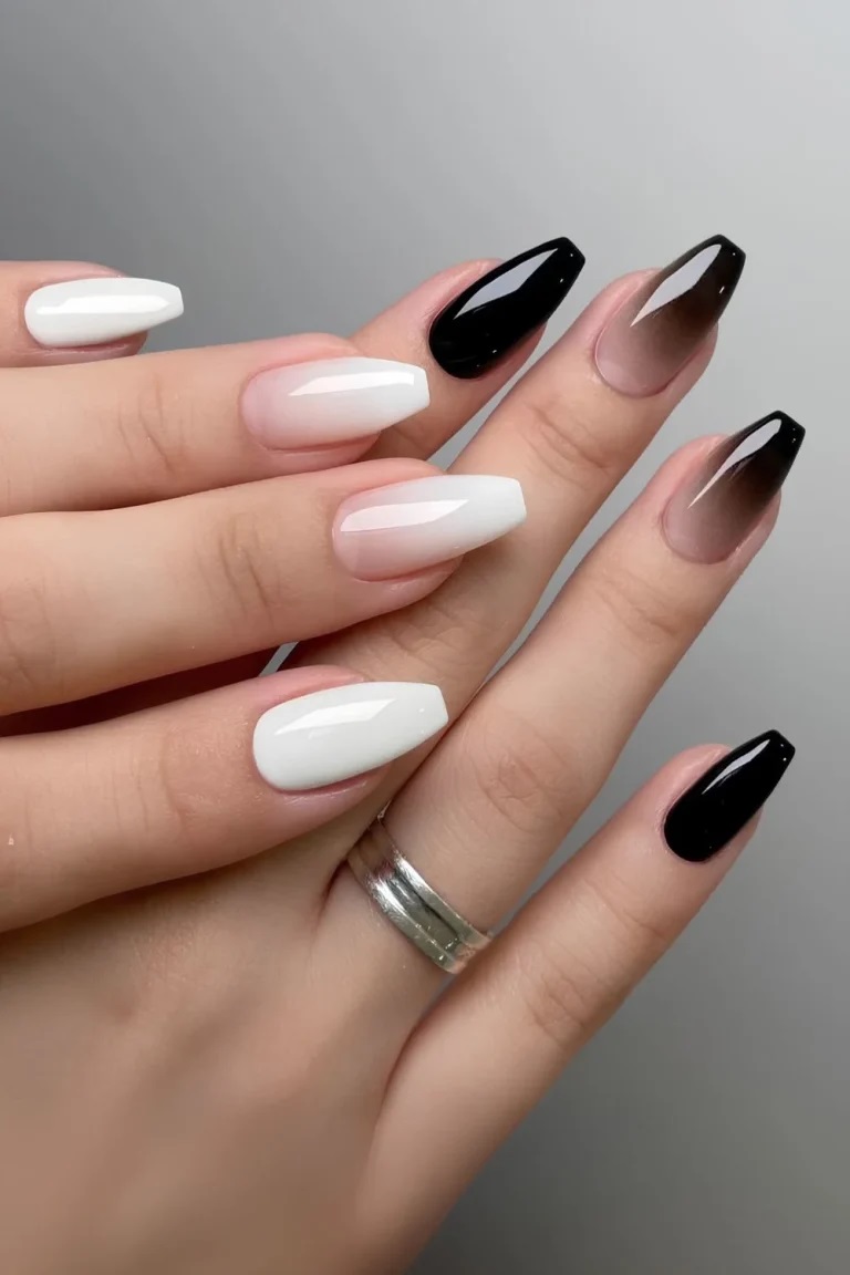 مدل لاک و دیزاین ناخن مشکی اختصاصی ماه محرم 140 طرح ناخن مشکی دخترانه