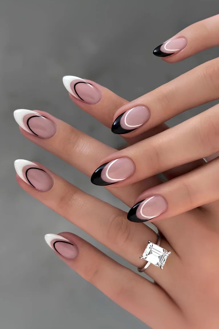 مدل لاک و دیزاین ناخن مشکی اختصاصی ماه محرم 160 طرح ناخن مشکی دخترانه