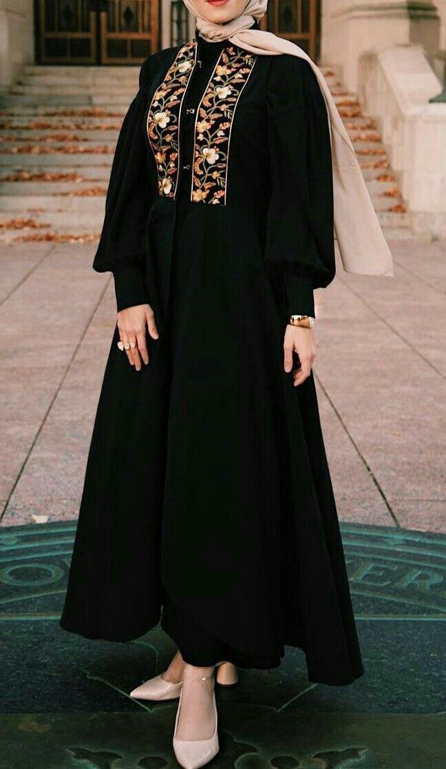 مانتو عبایی مشکی (11)