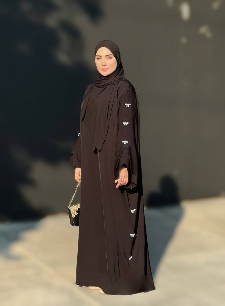 مانتو عبایی مشکی (15)