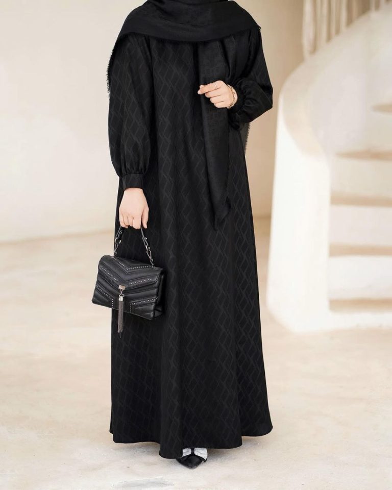 مانتو عبایی مشکی (23)