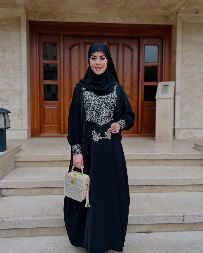 مانتو عبایی مشکی (34)