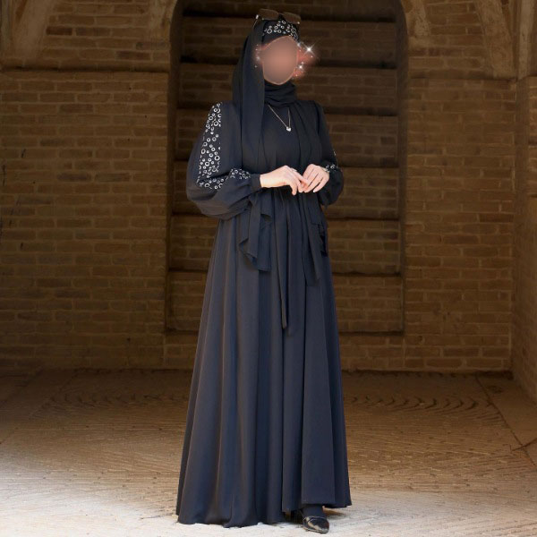 مانتو عبایی مشکی (47)