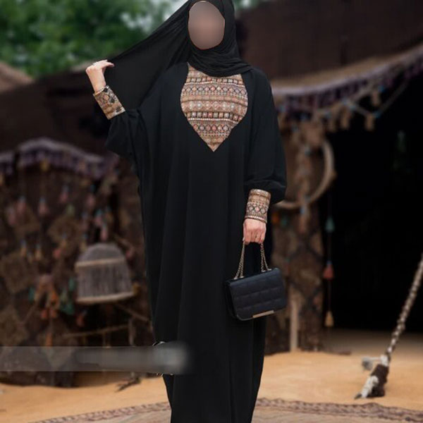 مانتو عبایی مشکی (53)