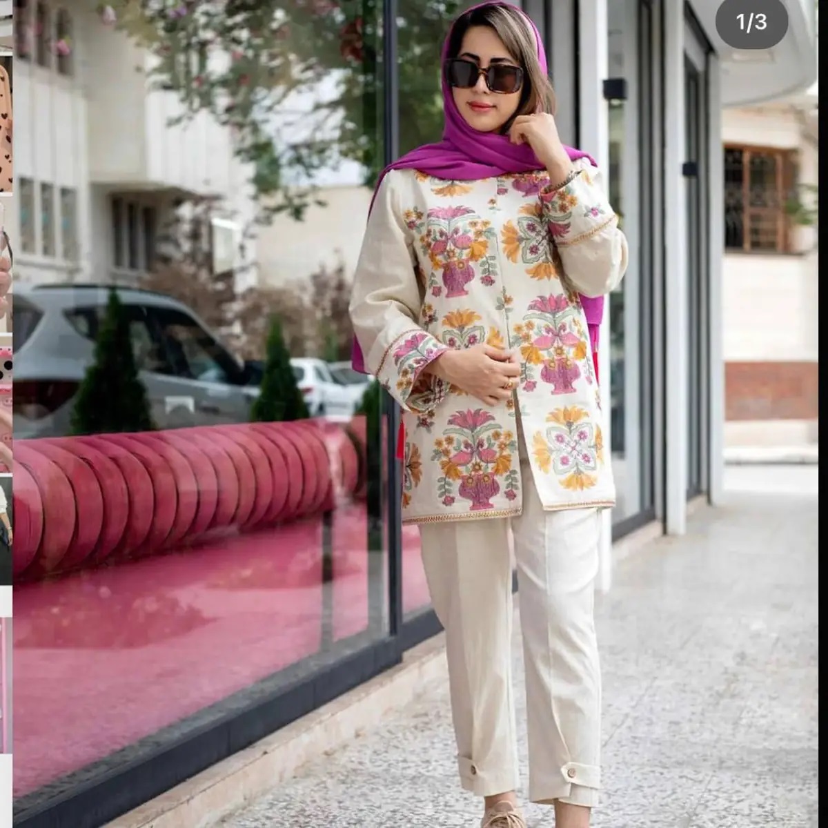 مانتو گلدوزی شده (1)