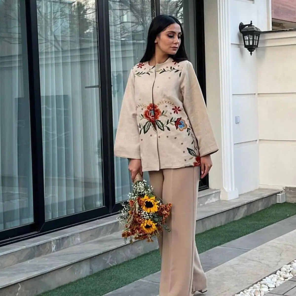 مانتو گلدوزی شده (2)