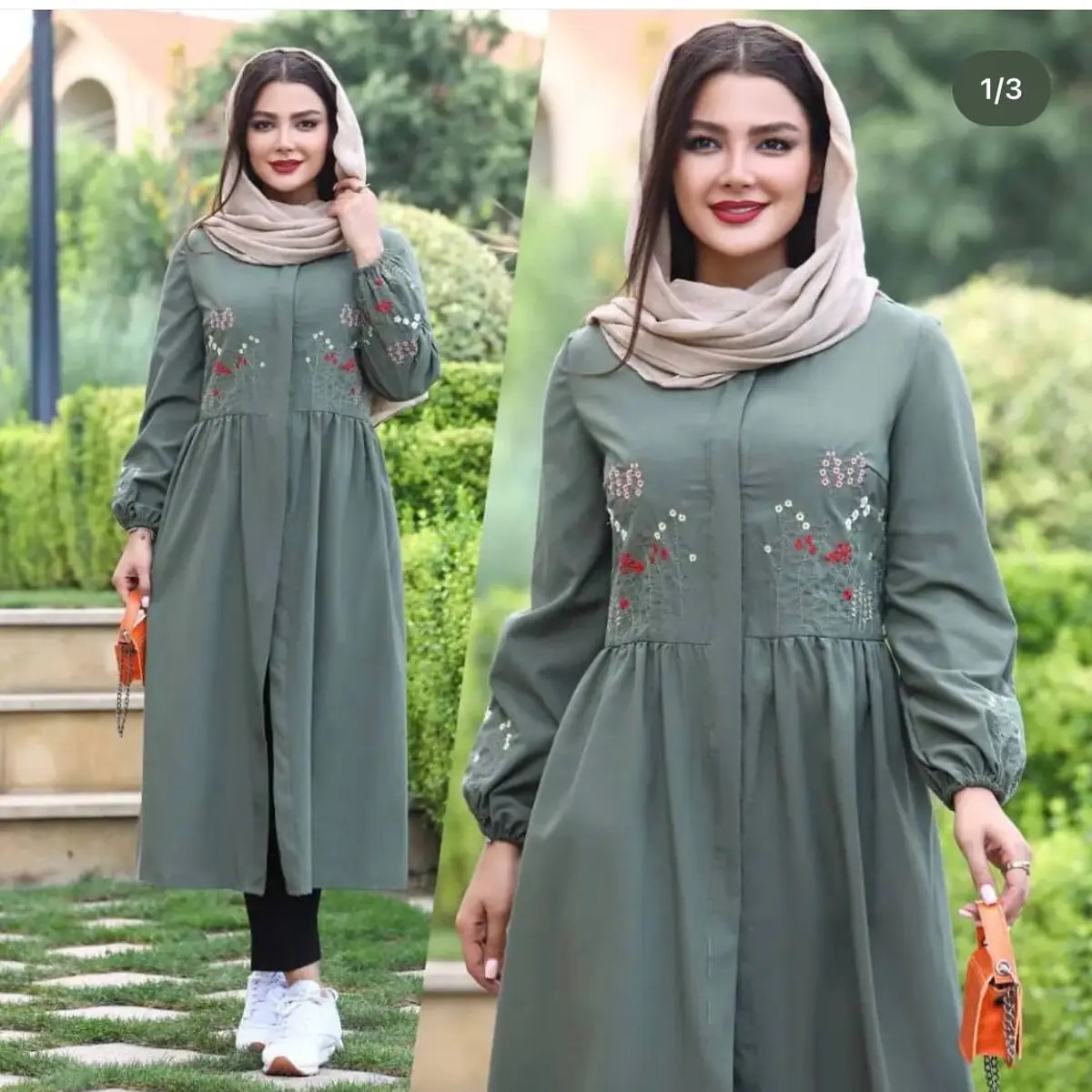 مانتو گلدوزی شده (3)