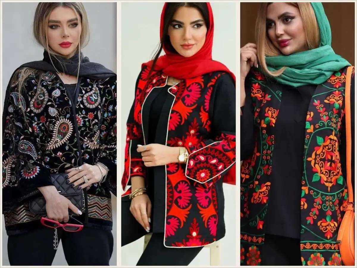 مانتو گلدوزی شده (5)