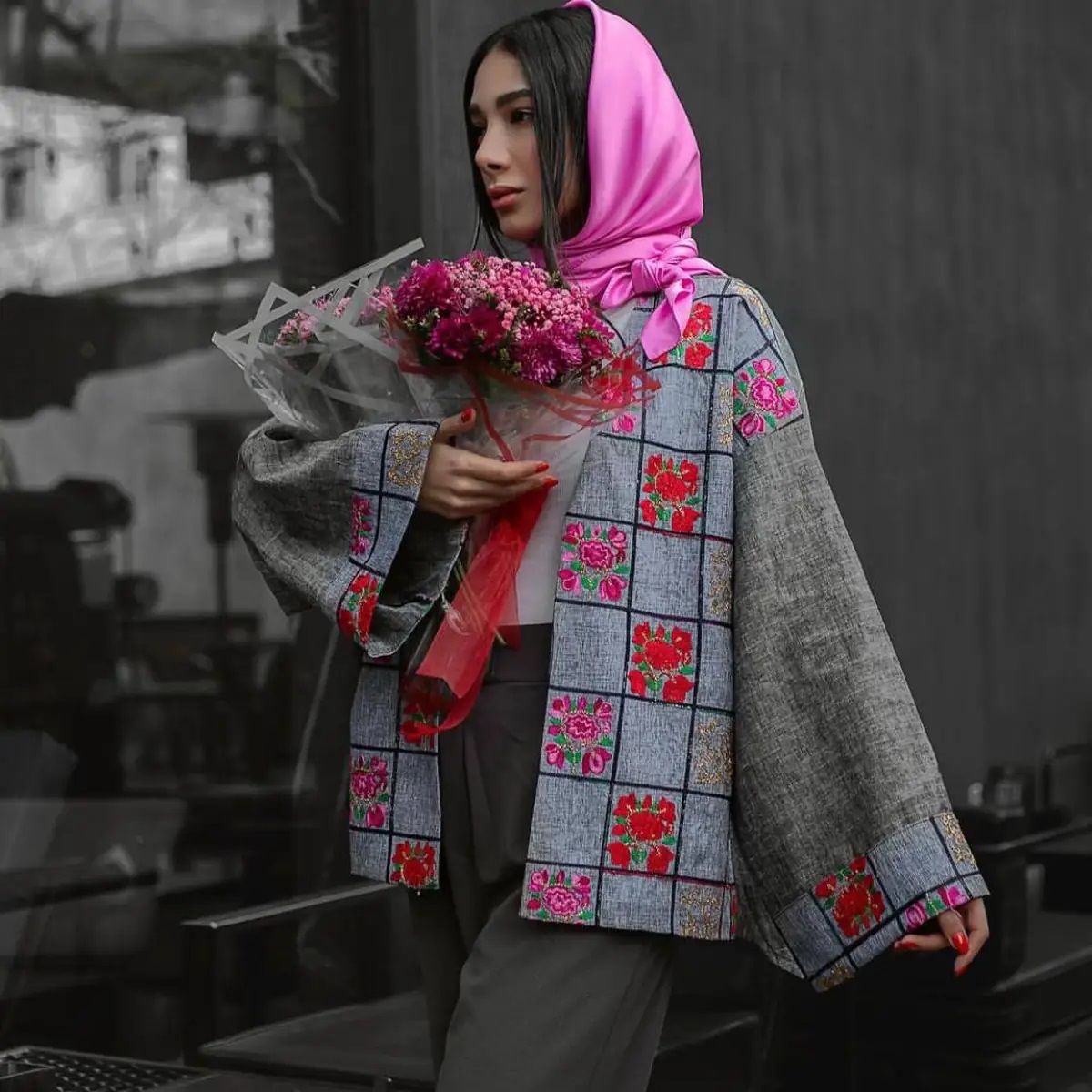 مانتو گلدوزی شده (4)