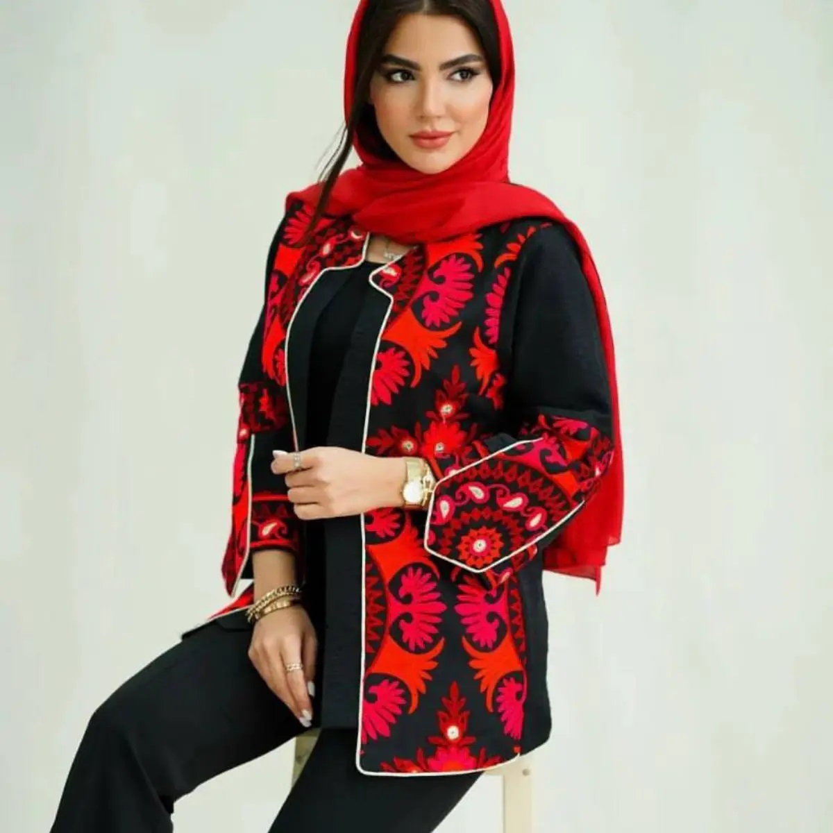 مانتو گلدوزی شده (7)