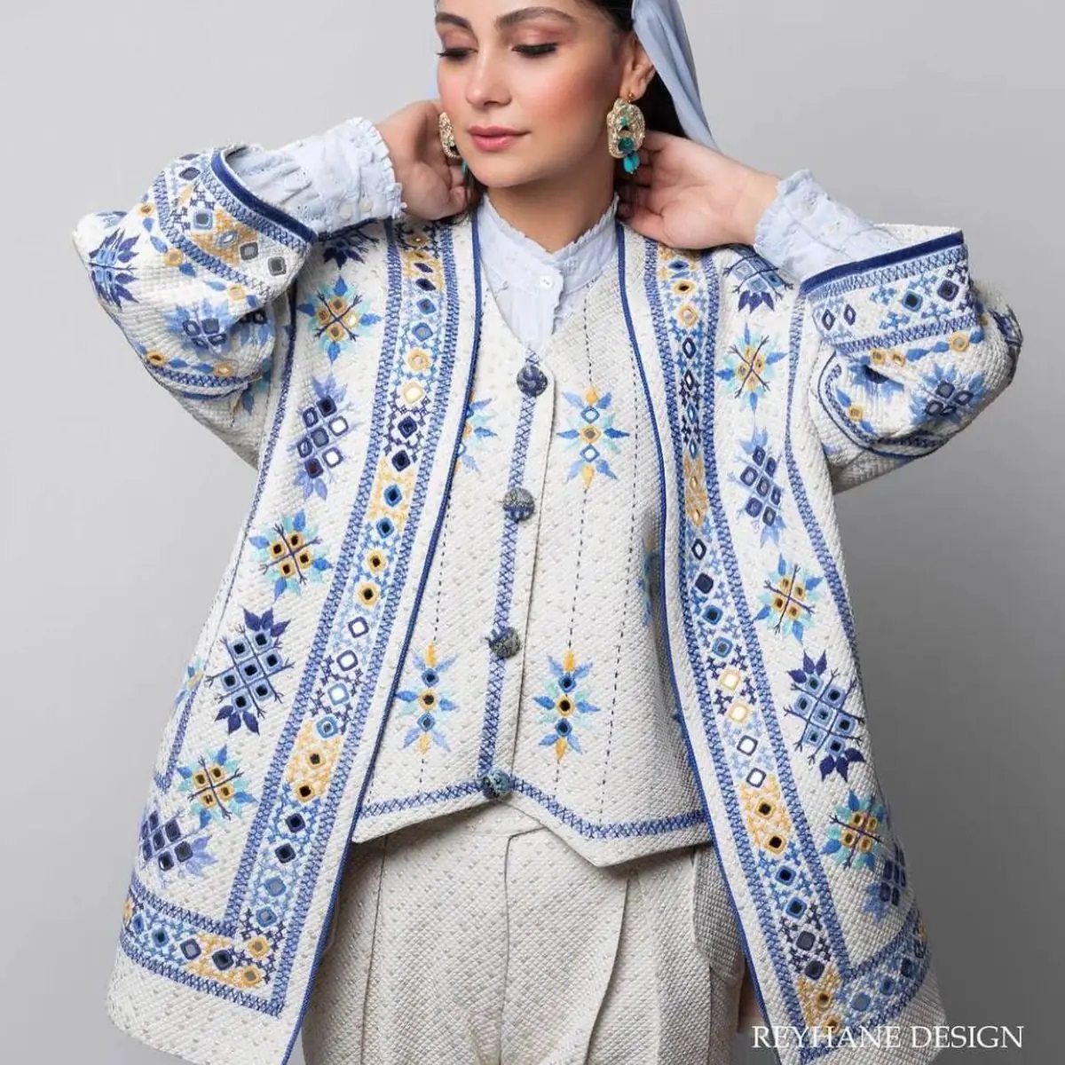 مانتو گلدوزی شده (9)