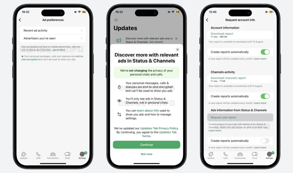 متا به‌زودی در واتس‌اپ تبلیغات نمایش می‌دهد_اصفهانیا
