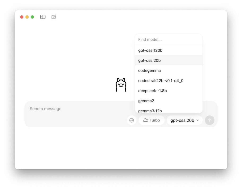 نصب مدل gpt-oss-20b در مک