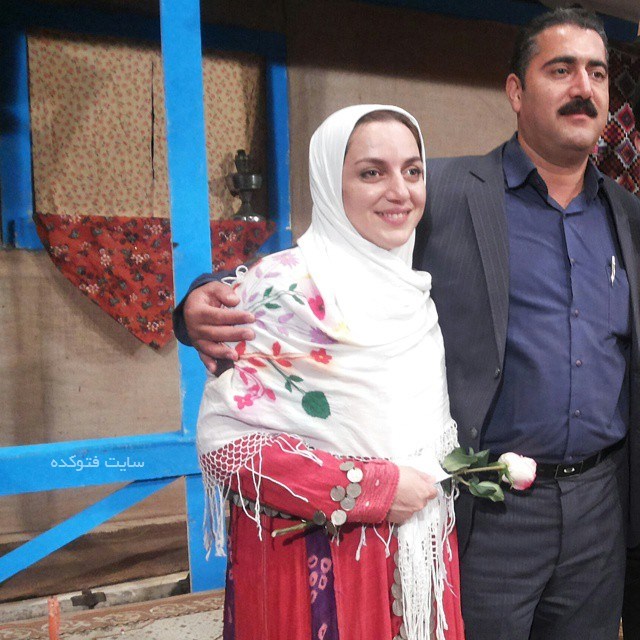 نسرین بابایی و همسرش