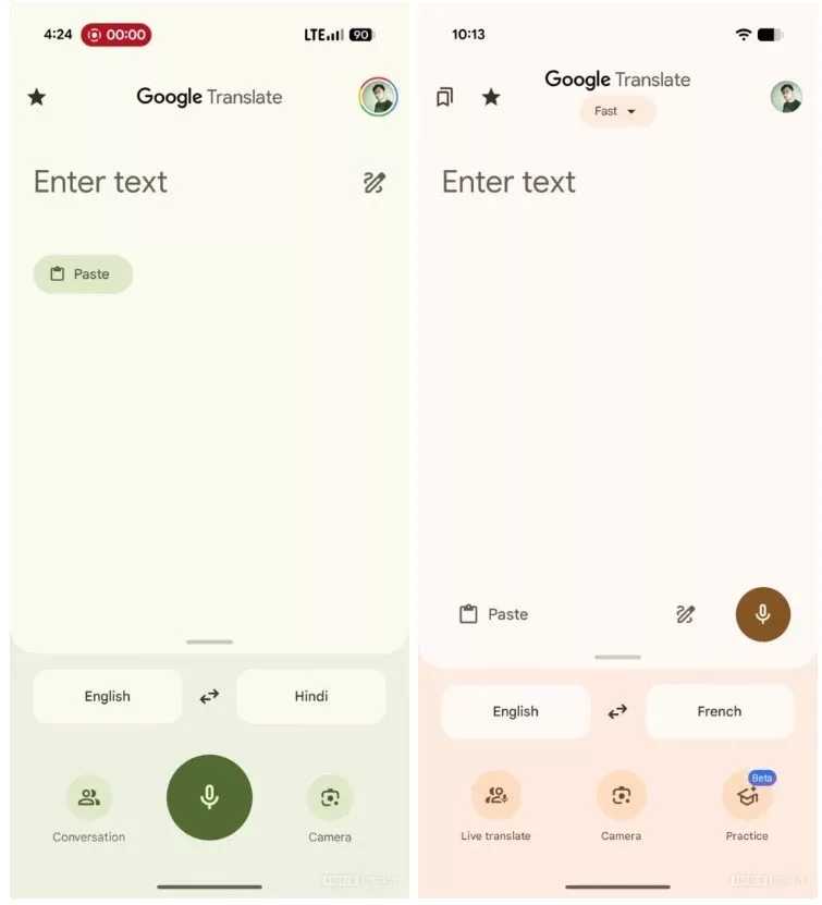 گوگل ترنسلیت دو حالت تازه برای ترجمه معارفه می‌کند: Fast و Advanced_اصفهانیا