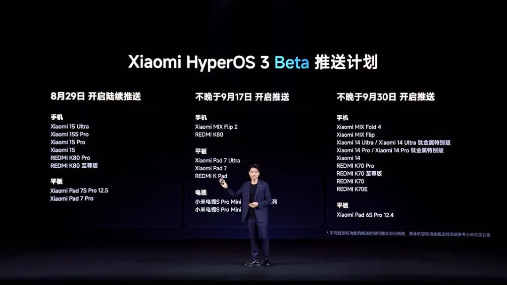 کدام دستگاه‌های شیائومی آپدیت بتای HyperOS 3 را دریافت می‌کنند؟_اصفهانیا