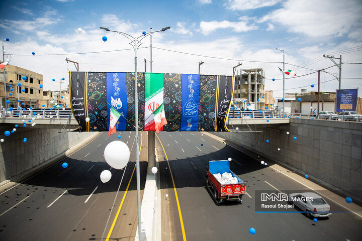 شراکت فولاد مبارکه در رینگ چهارم ترافیکی اصفهان