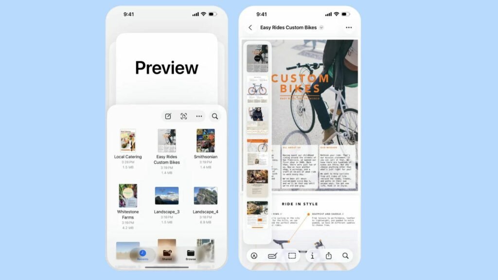 Preview در iOS 26